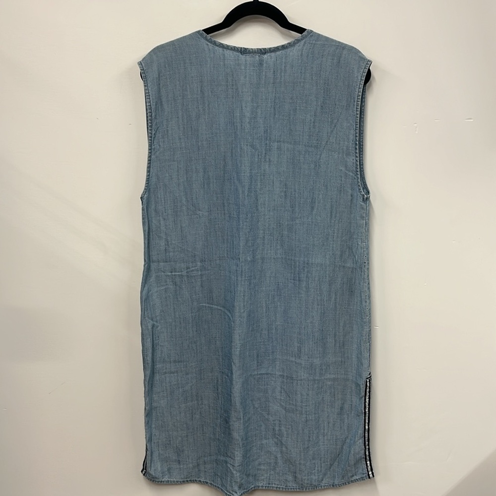 J Crew blue chambray dress coverup S - Picture 7 of 7